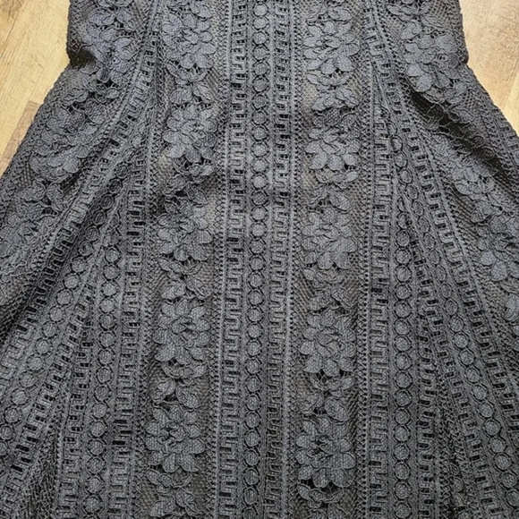 Luz Stella Rios Black Lace Cutout Gown size Small. Haute Couture $2000 - Picture 9 of 9